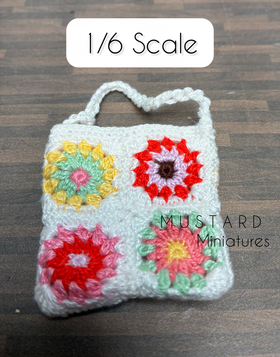 Dollhouse Miniature Crochet Bags or Nunter boots