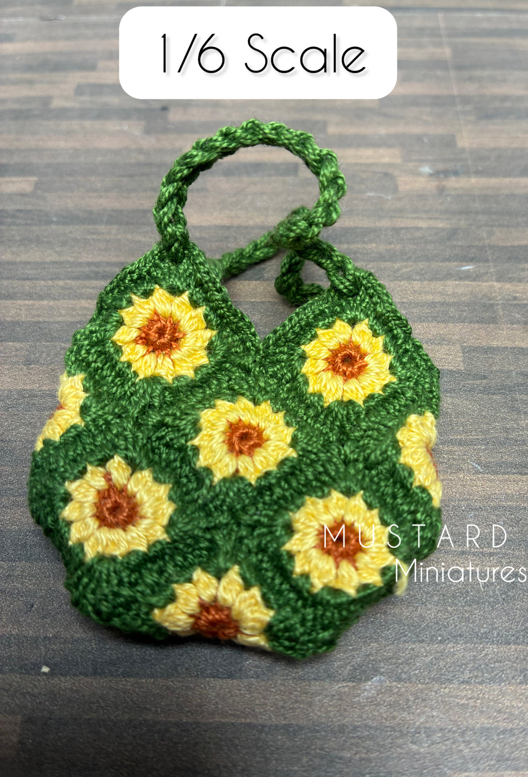 Dollhouse Miniature Crochet Bags or Nunter boots