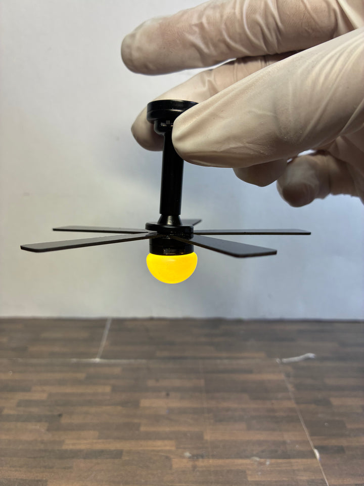 1:12 Scale Dollhouse Functional Ceiling Fan *Imperfect*