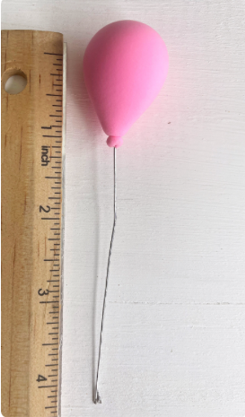 Dollhouse Miniature Balloons 8 Piece, Balloon Cake topper