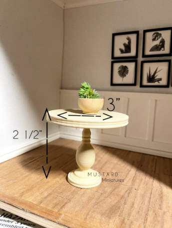 Dollhouse Miniature Calderon Dinning Chair, Dollhouse Dining Chapman table, 1:12 Scale