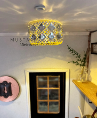 Dollhouse Crystal Touchless light 1:12 Scale
