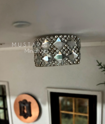 Dollhouse Crystal Touchless light 1:12 Scale