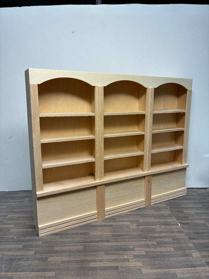 Dollhouse Bookcase in Natural Wood or Cherry Wood