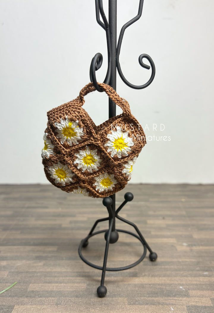 Dollhouse Miniature Crochet Bags or Nunter boots