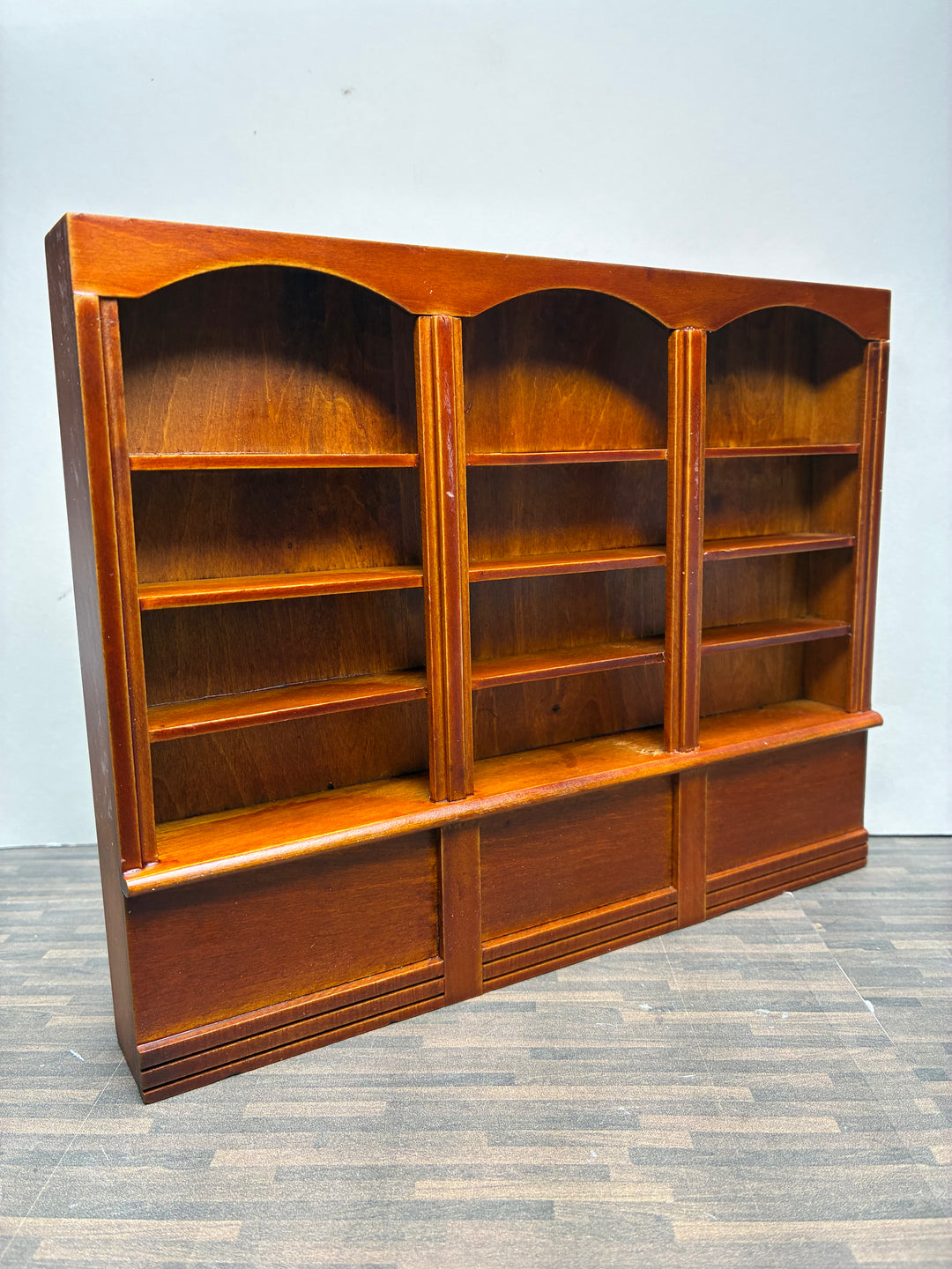 Dollhouse Bookcase in Natural Wood or Cherry Wood
