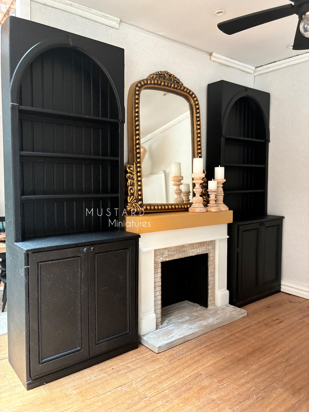 1:12 Scale Dollhouse Miniature Fireplace