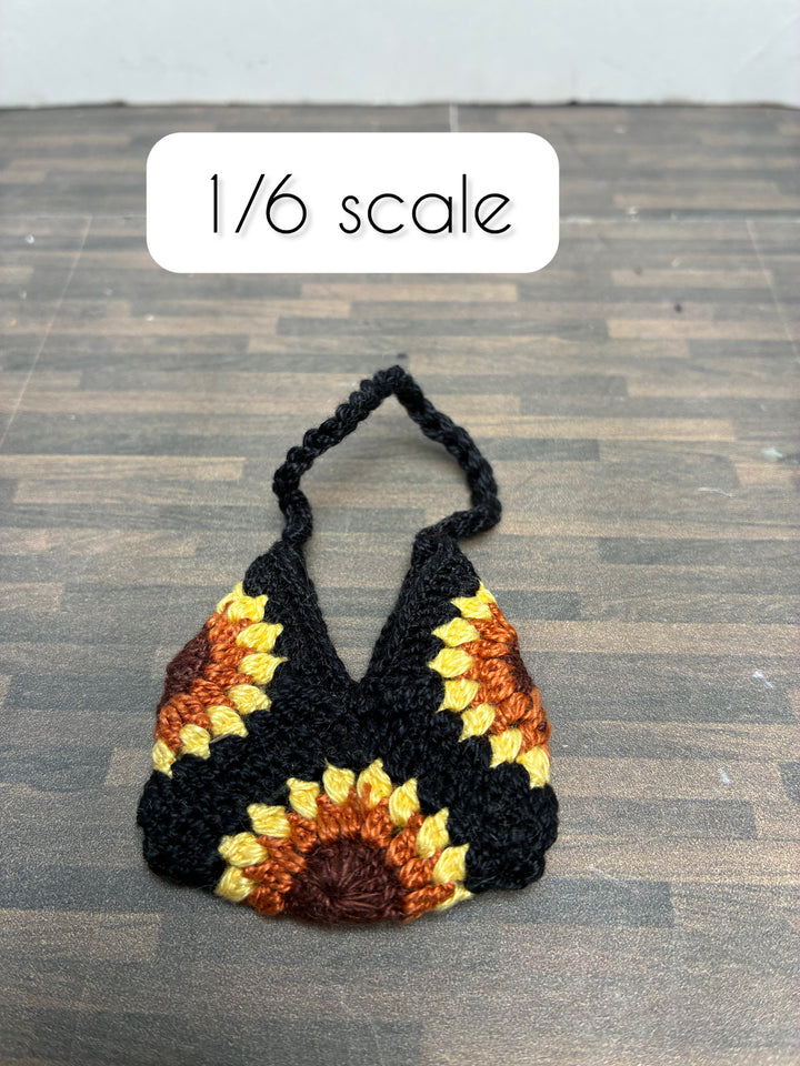 Dollhouse Miniature Crochet Bags or Nunter boots