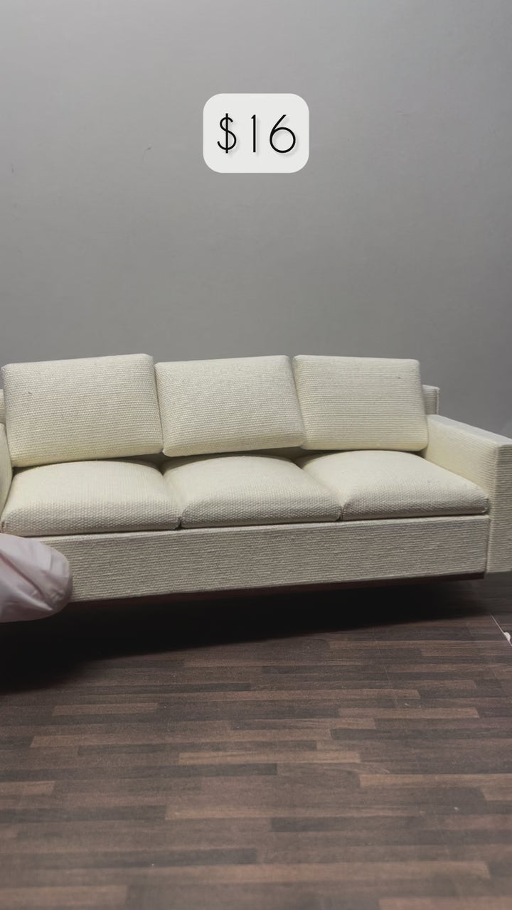 1:12 Scale Dollhouse Sofa *Imperfect