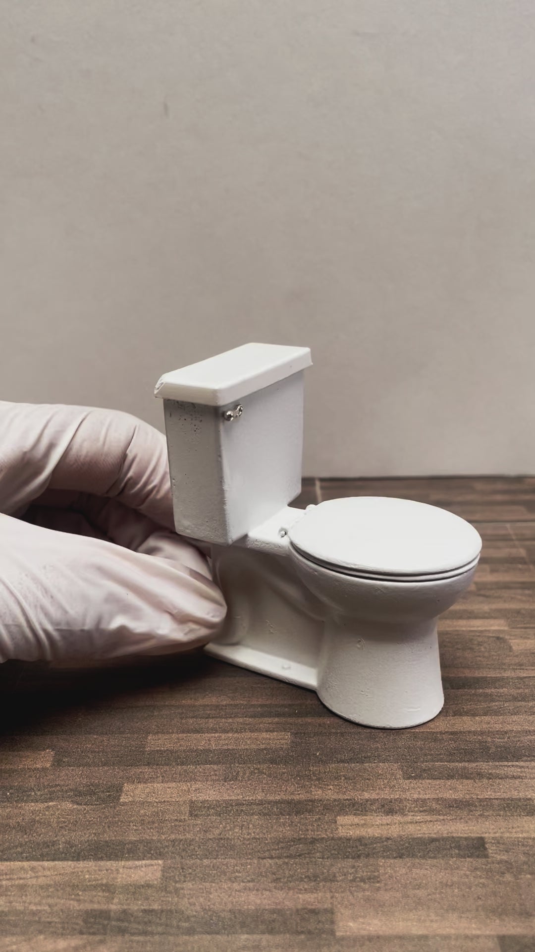 1:12 Scale Dollhouse Toilet *Imperfect