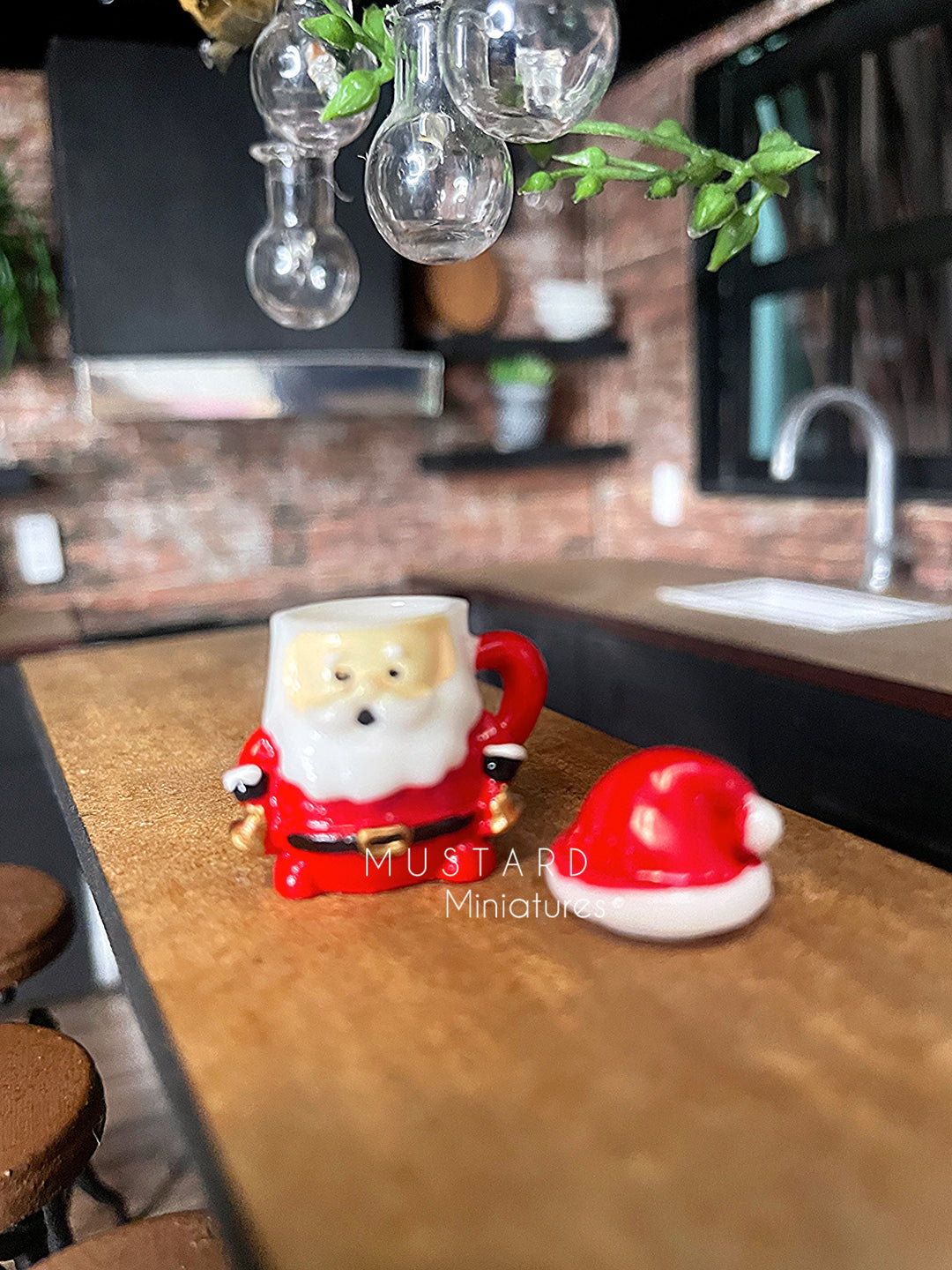Dollhouse Santa Mug Santa Cookie Jar