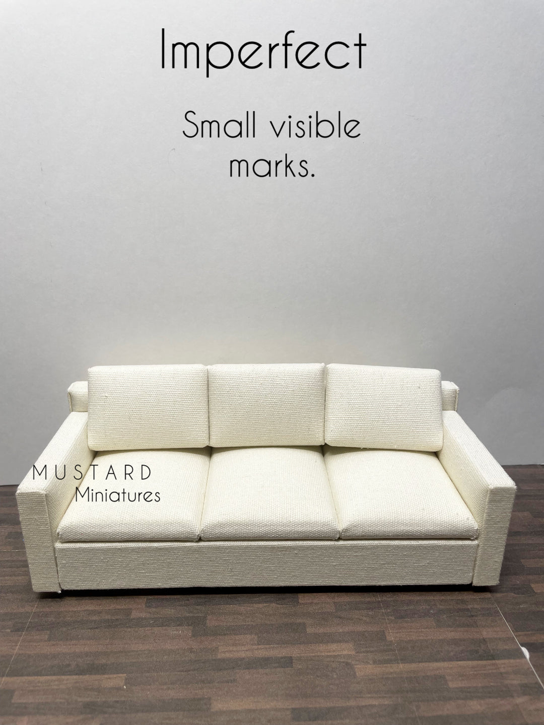 1:12 Scale Dollhouse Sofa *Imperfect