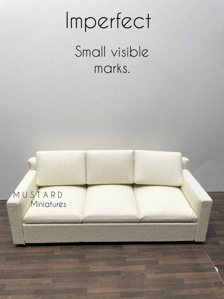 1:12 Scale Dollhouse Sofa *Imperfect