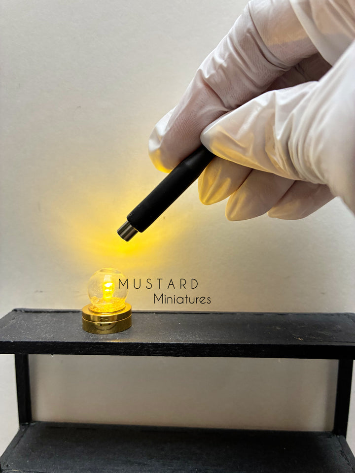 Dollhouse Miniature DIY LED Touch less light, Wand included