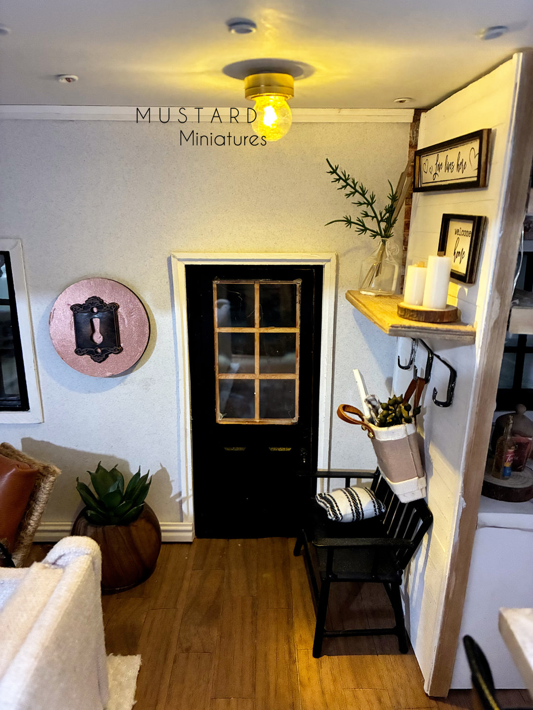 Dollhouse Miniature DIY LED Touch less light, Wand included